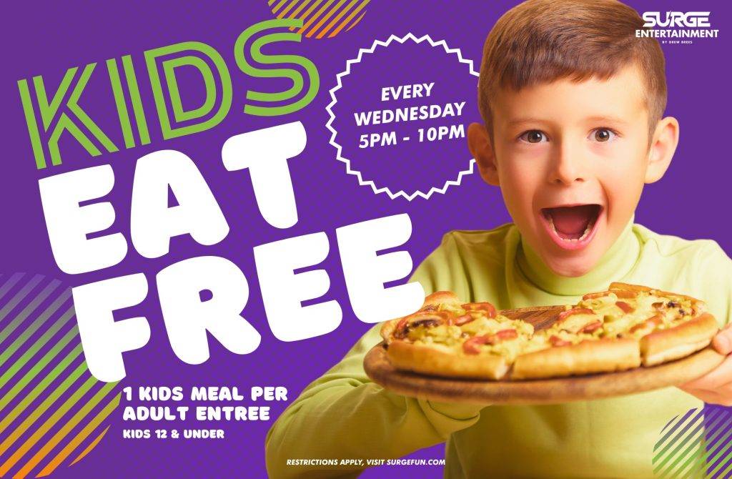 Kids Eat Free - Surge Entertainment