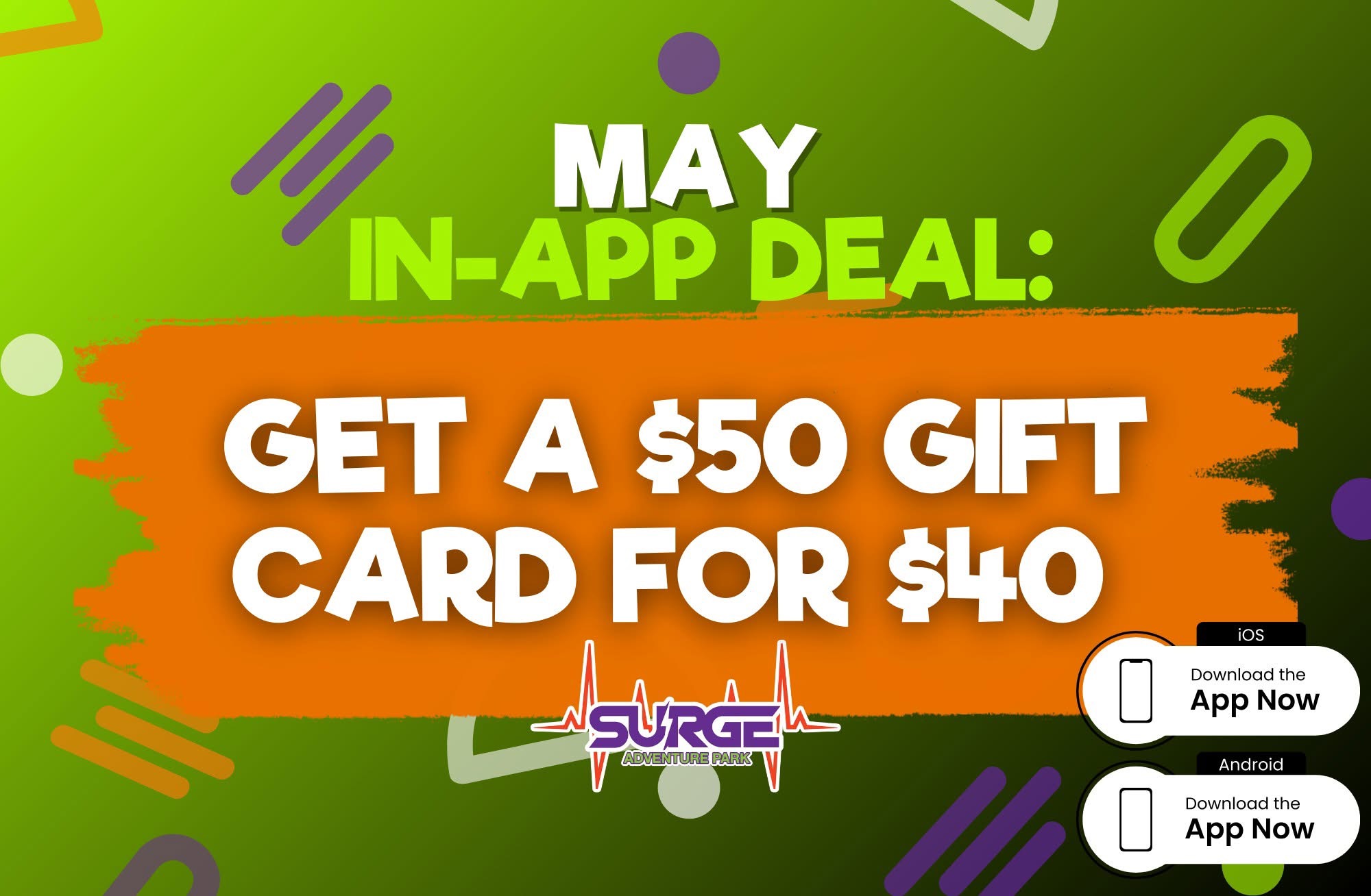 Get a $50 Gift Card for $40