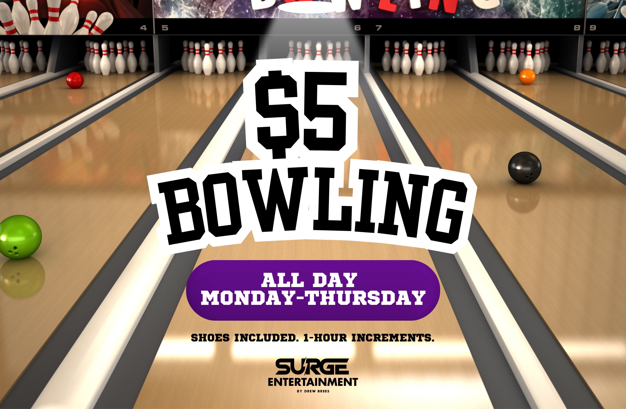 $5 Bowling is Here!
