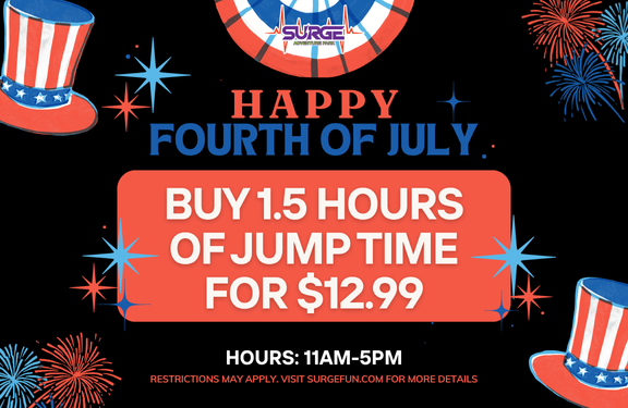 4th of July Jump Fest at Surge Adventure Park
