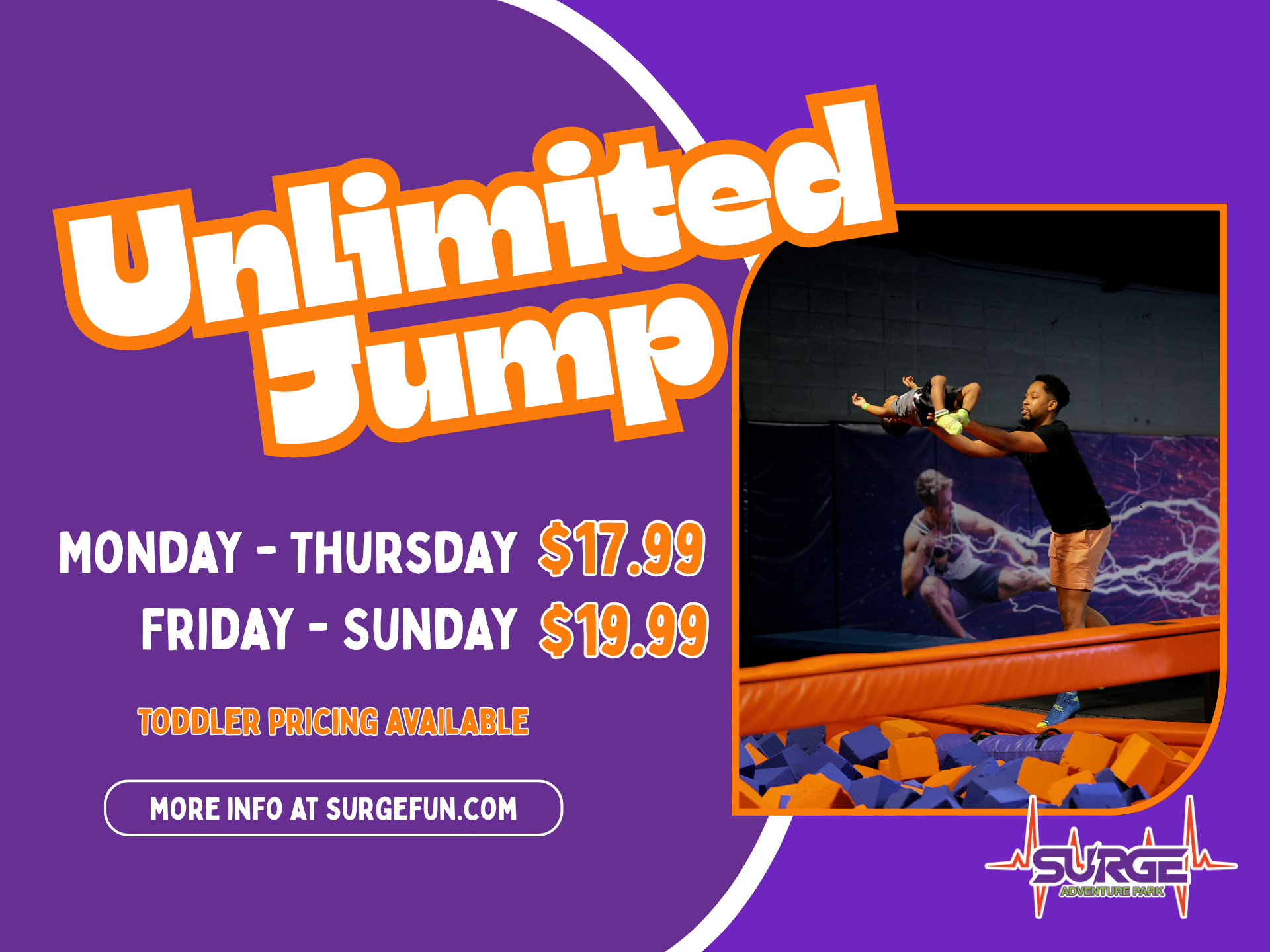 NEW Unlimited Jump Pricing